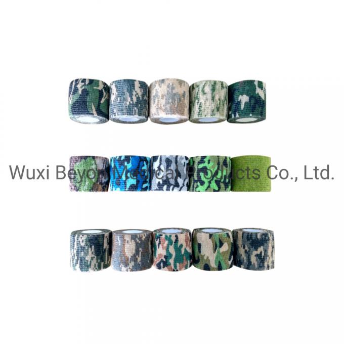 Neon Color Cohesive Elastic Self-Adhesive Wrap Bandage