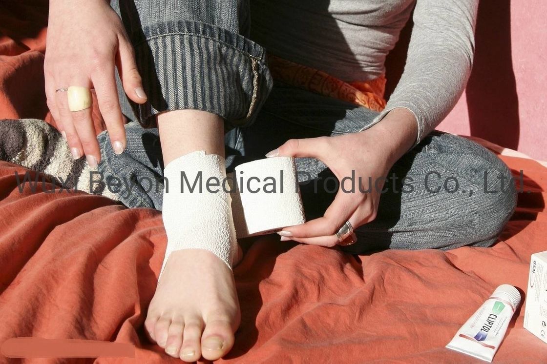 Wrape Cotton Cohesive Bandage Elastic Self Adherent Sock Boots Cohesive Tape