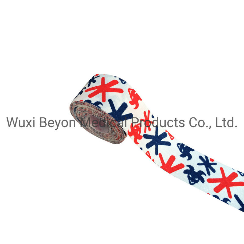 Zinc Oxide Printed Sports Tape Patterned Athletic Adhesive Sports Training Wrap