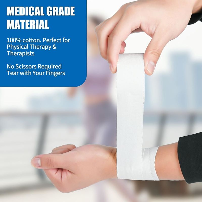 Athletic Joints Protection Sports Tape White Color Elbow, Wrist, Finger, Ankle, Feet