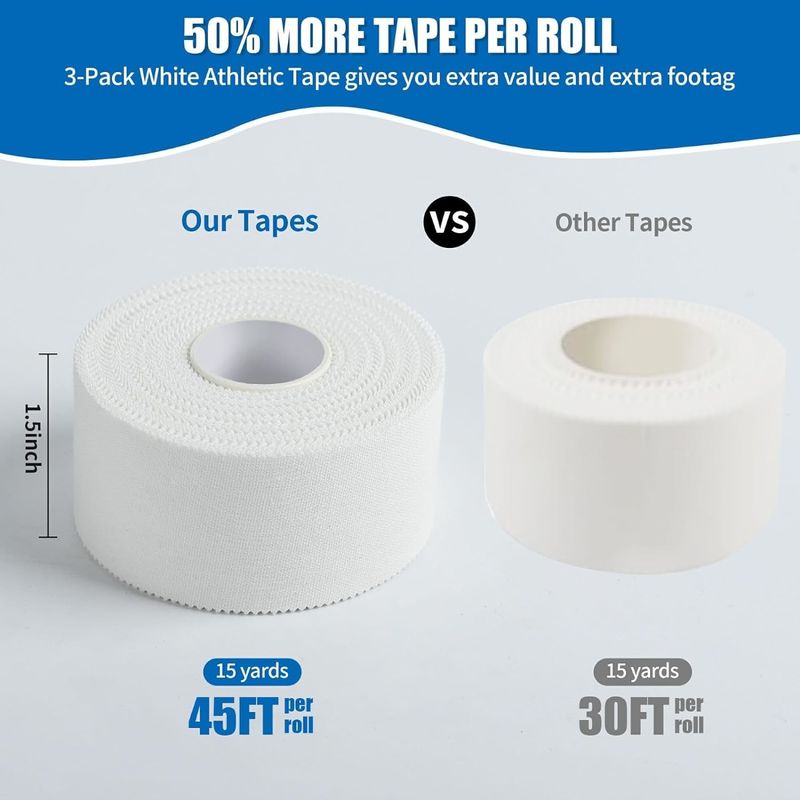 Athletic Joints Protection Sports Tape White Color Elbow, Wrist, Finger, Ankle, Feet