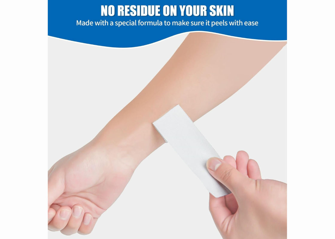 White Color Athletic Tape Cotton Adhesive Trainers Sports Wrapping Prevent Injuries